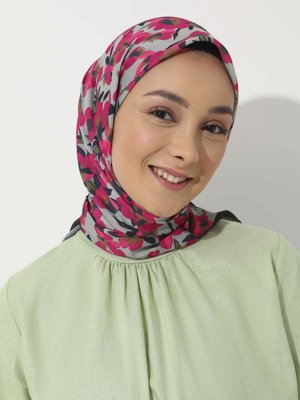 Tuva Vintage Özel Tasarım Pamuksu Eşarp Cok Renkli