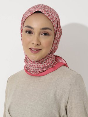 Tuva Çok Renkli Vintage Özel Tasarım Pamuksu Eşarp