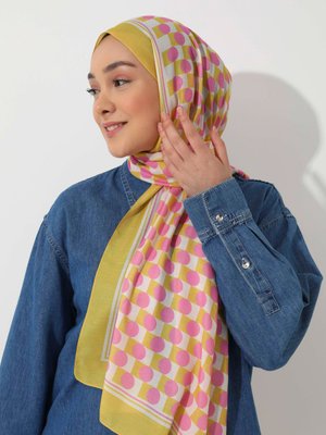 Tuva Vintage Özel Tasarım Pamuksu Şal Cok Renkli