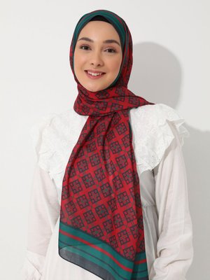 Tuva Vintage Özel Tasarım Pamuksu Şal Cok Renkli