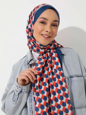 Tuva Vintage Özel Tasarım Pamuksu Şal Cok Renkli