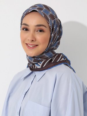 Tuva Vintage Özel Tasarım Pamuksu Eşarp Cok Renkli