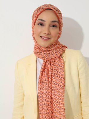 Tuva Vintage Özel Tasarım Pamuksu Şal Cok Renkli