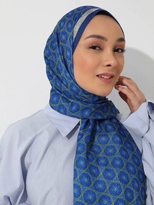 Tuva Vintage Özel Tasarım Pamuksu Şal Cok Renkli