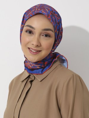 Tuva Vintage Özel Tasarım Pamuksu Eşarp Cok Renkli