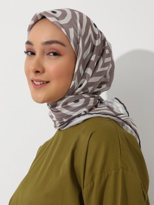 Tuva Vintage Özel Tasarım Pamuksu Eşarp Cok Renkli