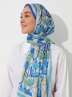 Tuva Vintage Özel Tasarım Pamuksu Şal Cok Renkli