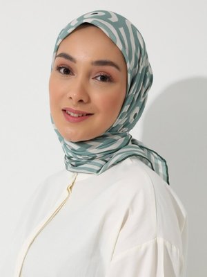 Tuva Vintage Özel Tasarım Pamuksu Eşarp Cok Renkli