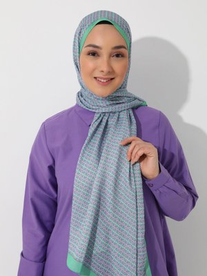 Tuva Vintage Özel Tasarım Pamuksu Şal Cok Renkli