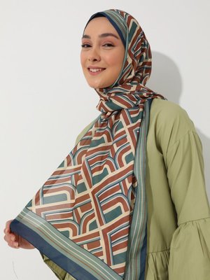 Tuva Vintage Özel Tasarım Pamuksu Şal Cok Renkli