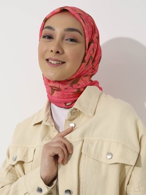 Tuva Vintage Özel Tasarım Pamuksu Eşarp Cok Renkli