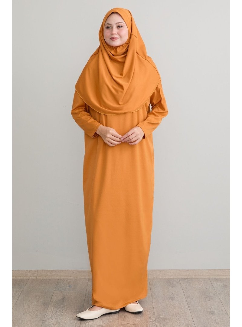InStyle Tek Parça Camel Namaz Elbisesi