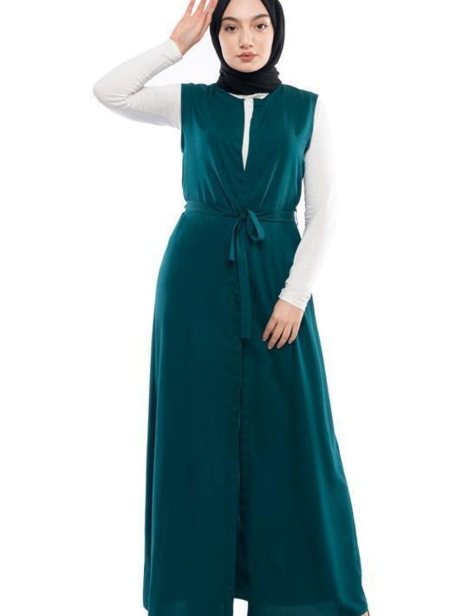 Genel Markalar Moda Çizgi Yakalı Yelek