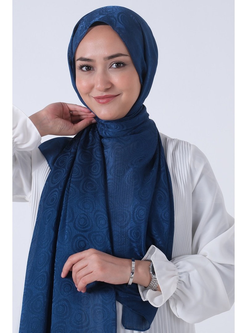 Harem Scarf Petrol Nefes Jakar Şal