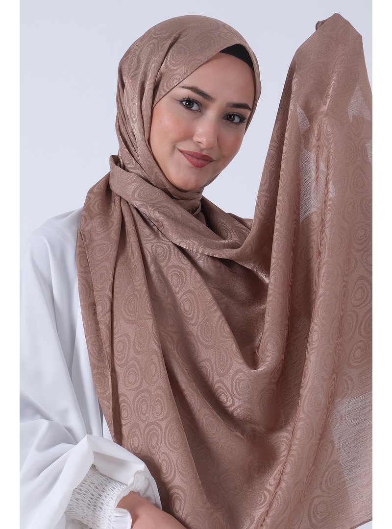 Harem Scarf Sütlü Kahve Nefes Jakar Şal