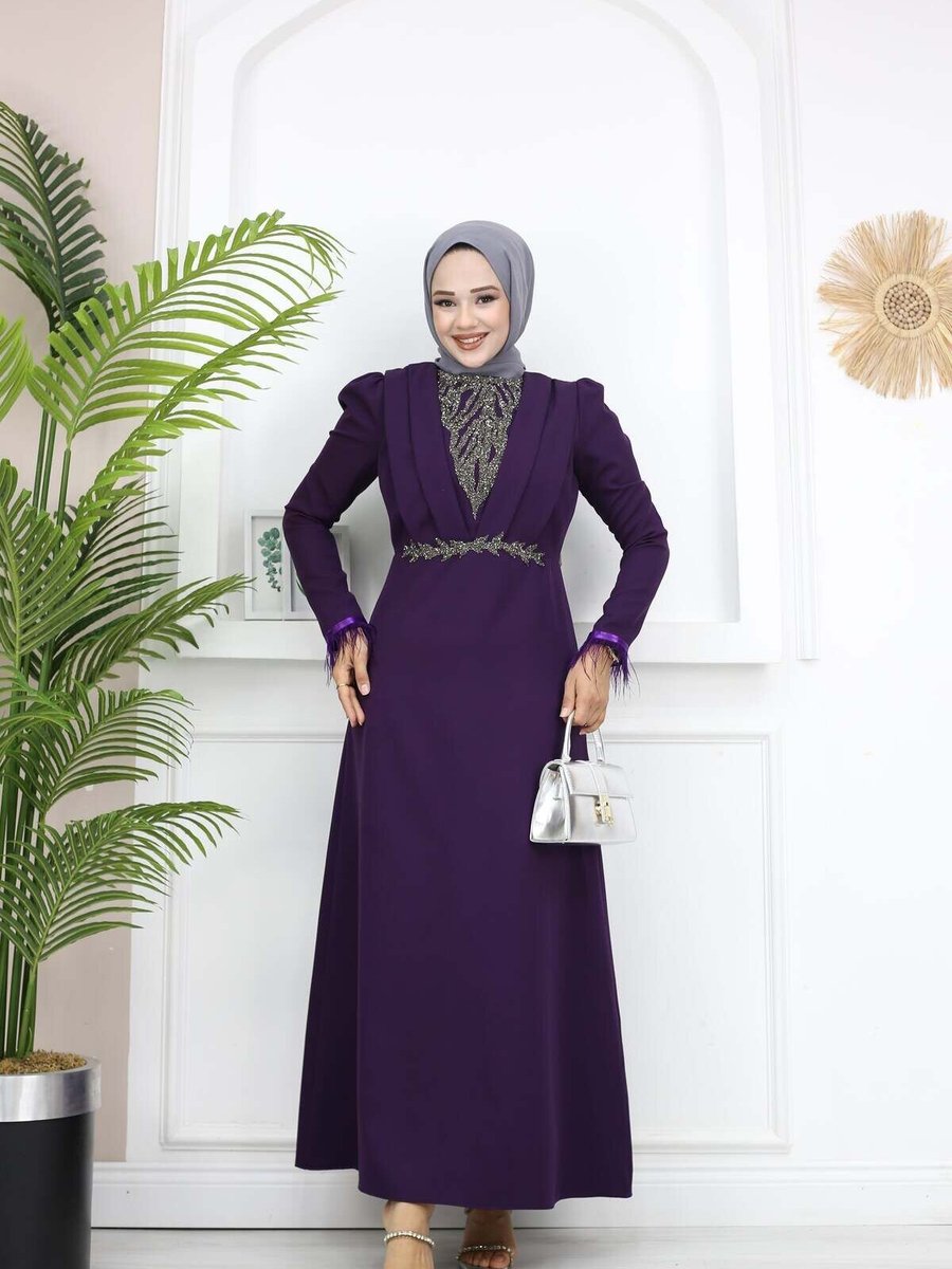 Marwella Mürdüm Havva Abiye Elbise