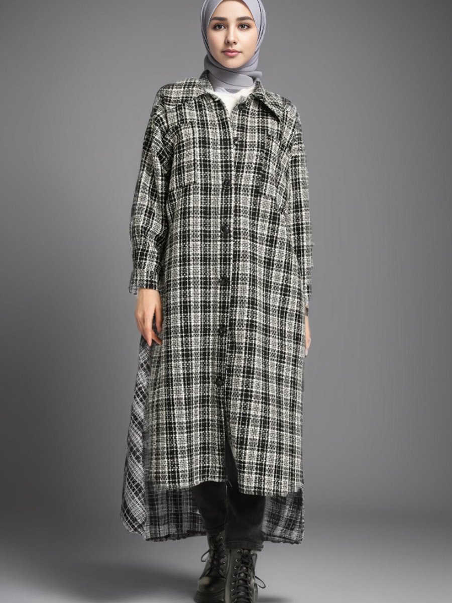 Layda Moda Siyah Oduncu Kışlık Kaban Layda Moda Siyah Oduncu Kışlık Kaban