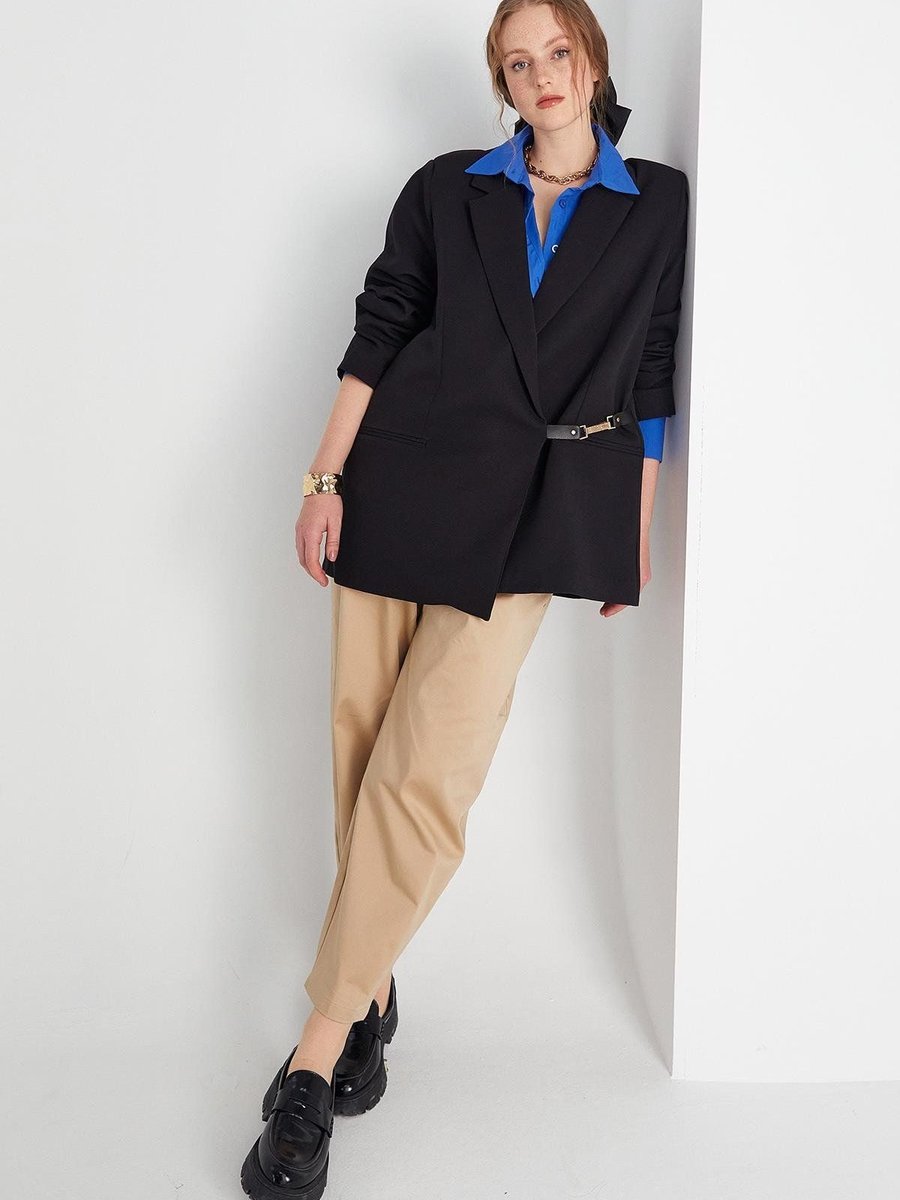 Markaliste Ester Blazer Ceket Siyah