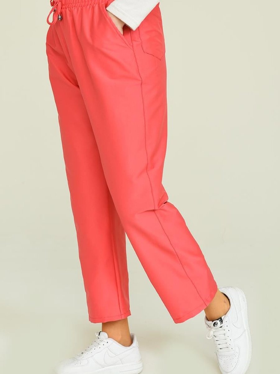 Layda Moda Mercan Cepli Bol Paça Pantolon