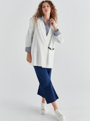 Markaliste Ester Blazer Ceket Ekru