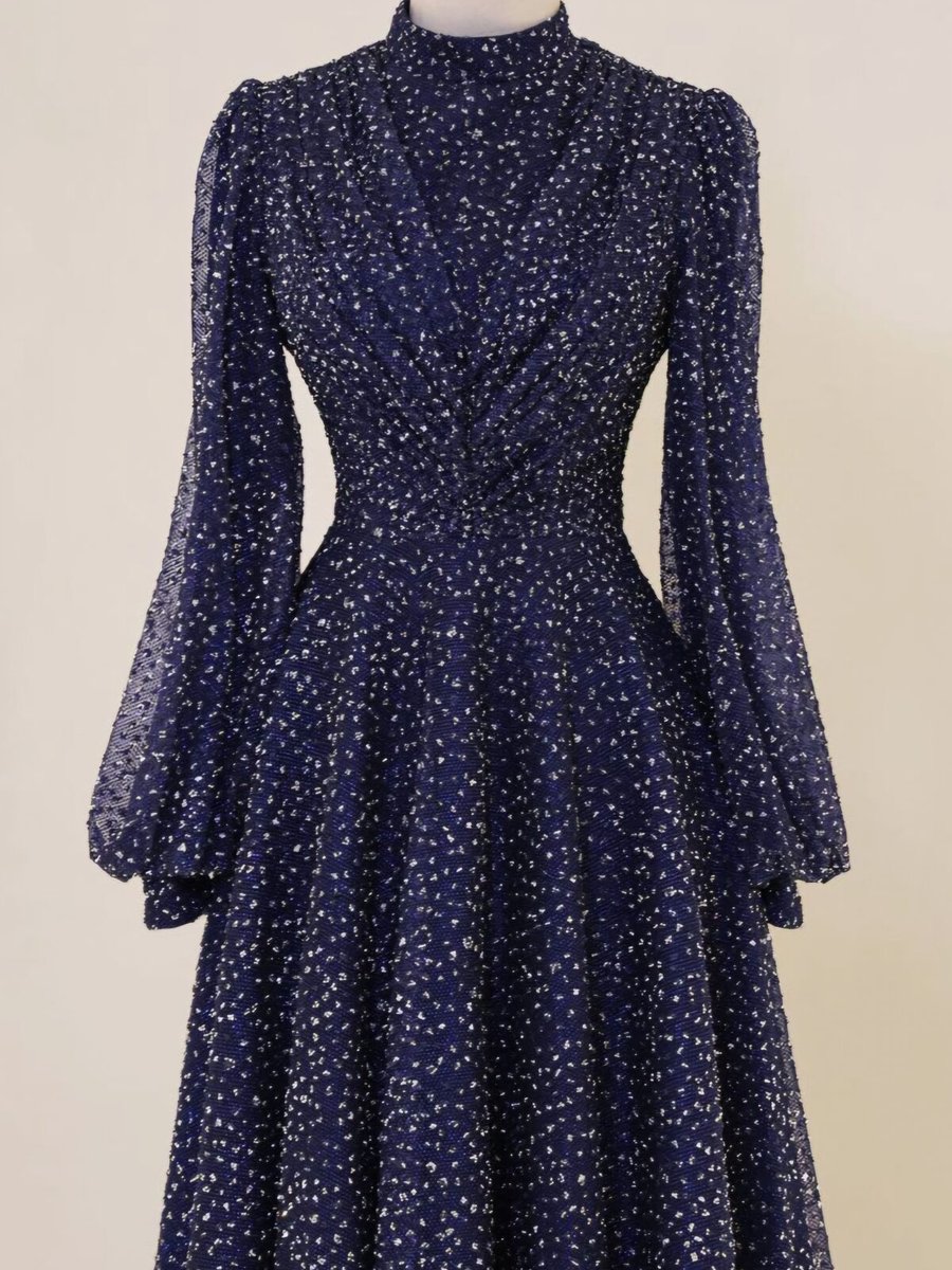 Dress Life Enva Moda Linda Abiye Elbise | Lacivert