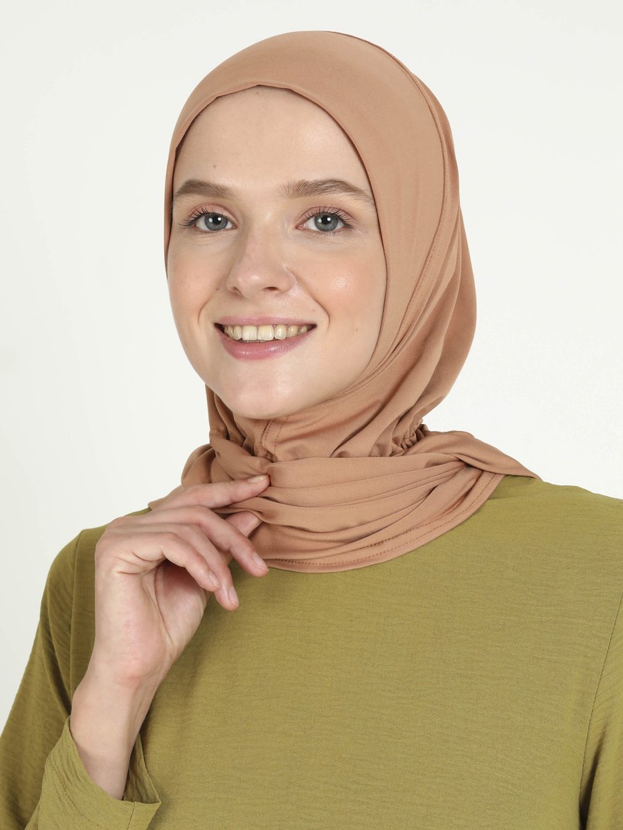 Ecardin Karamel Hazır Türban