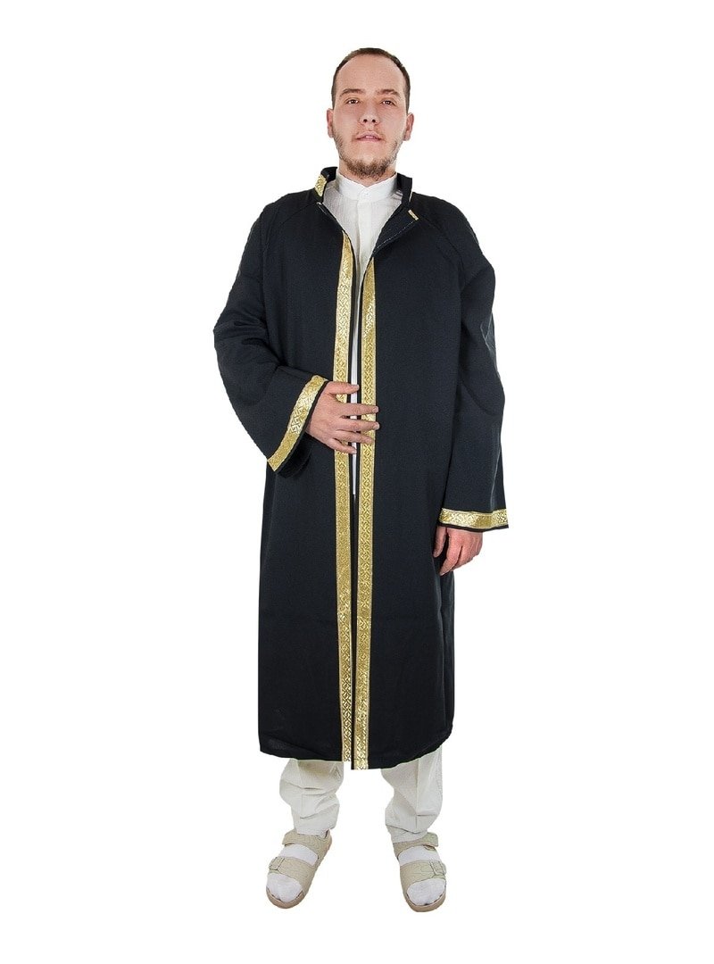 İhvan Erkek Namaz Elbisesi Siyah İmam Cübbesi