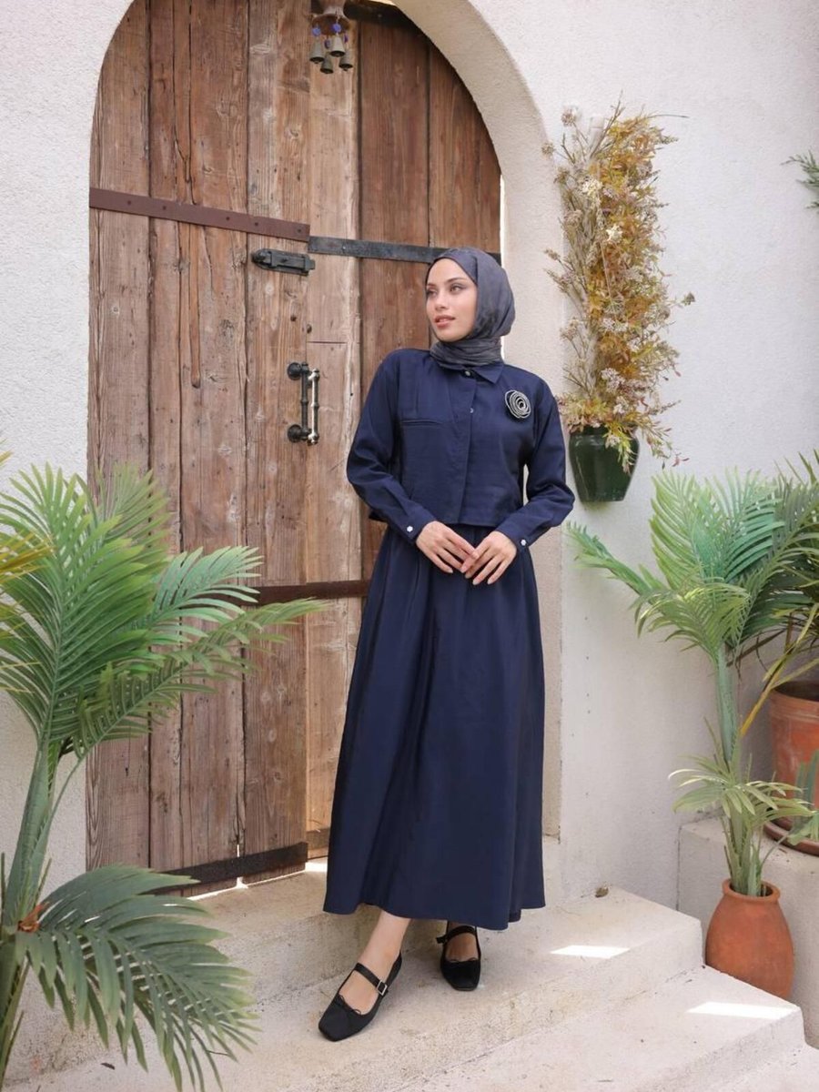 Dgfashion Gül Detaylı Sedef Kumaş Etekli Takım Çanta Hediyeli