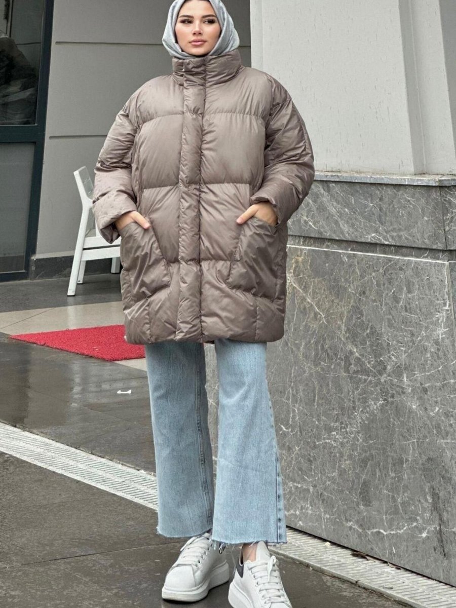 Mervenakyuz Eva Şişme Mont Taş