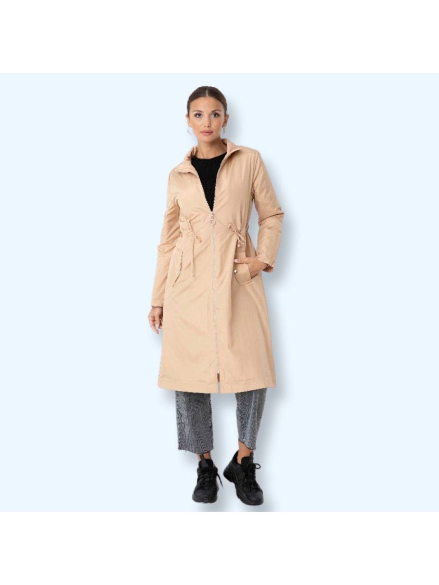 Loreen Fashion Ipli Trençkot Bej