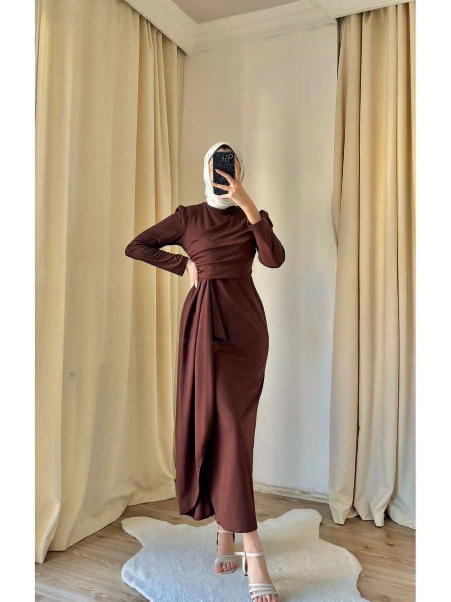 Moda Zeynaa Nalan Scuba Elbise