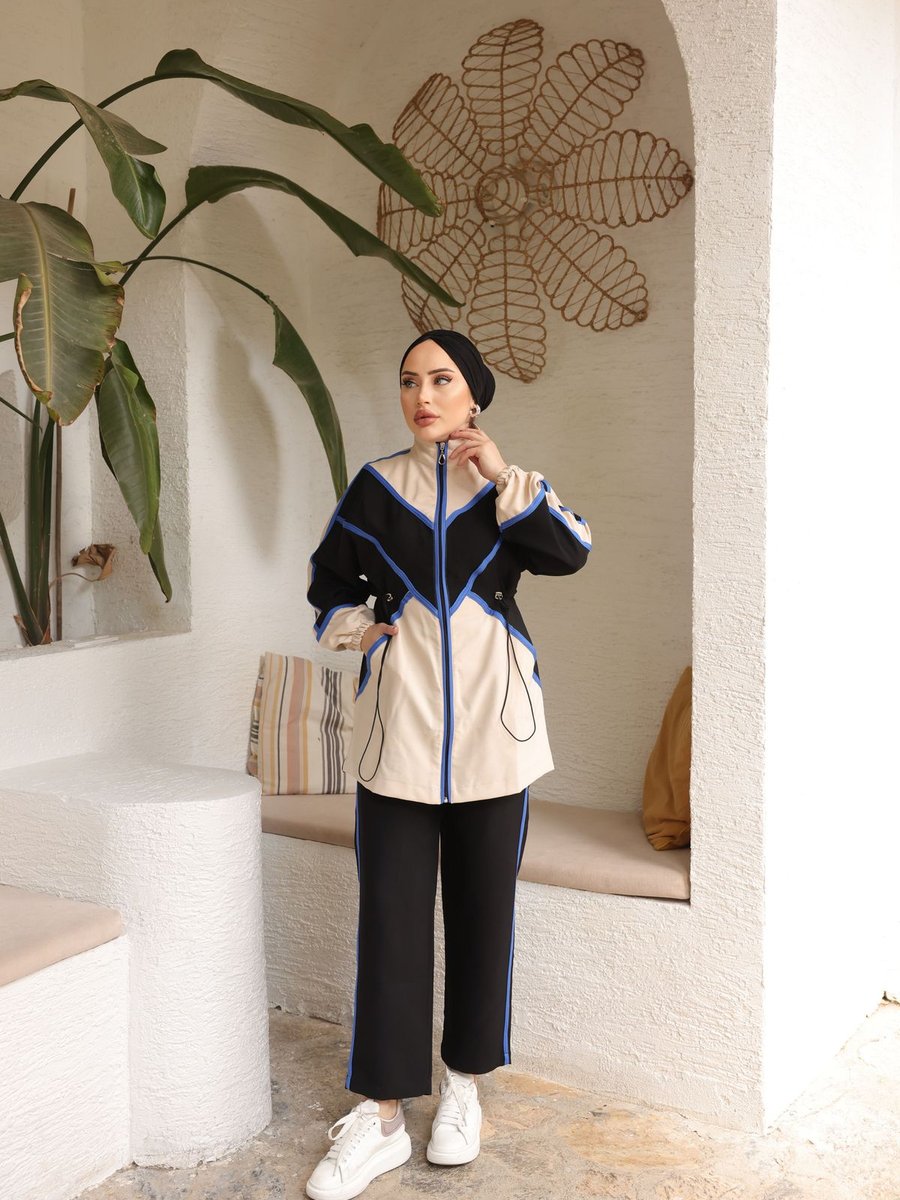 Mimi Luxury Wear Tunik Pantolon Double Crep İkili Takım