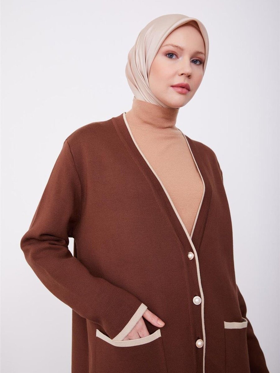 Armine Hırka Kahverengi
