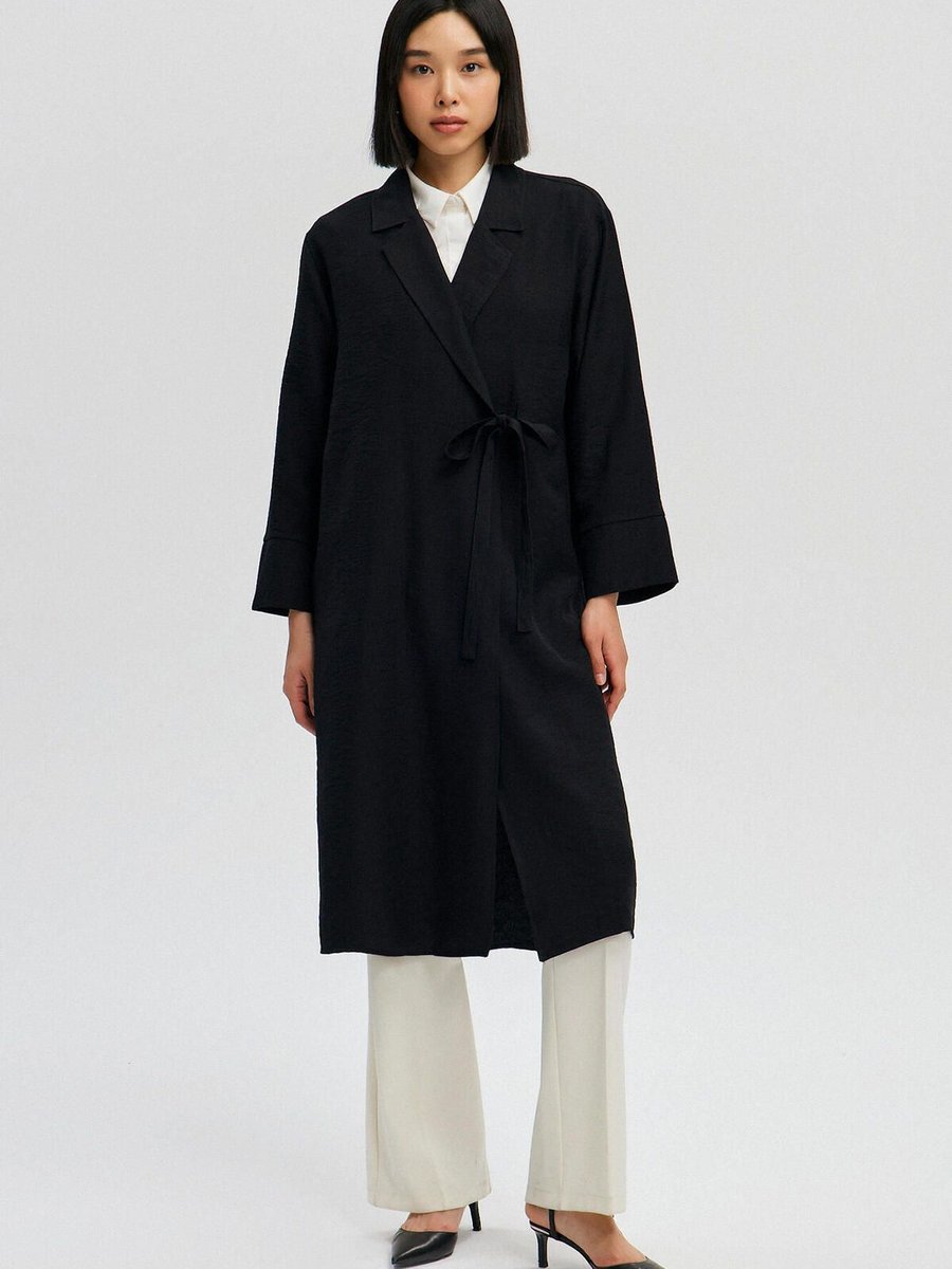 Touche Prive Kruvaze Bağlamalı İnce Ceket