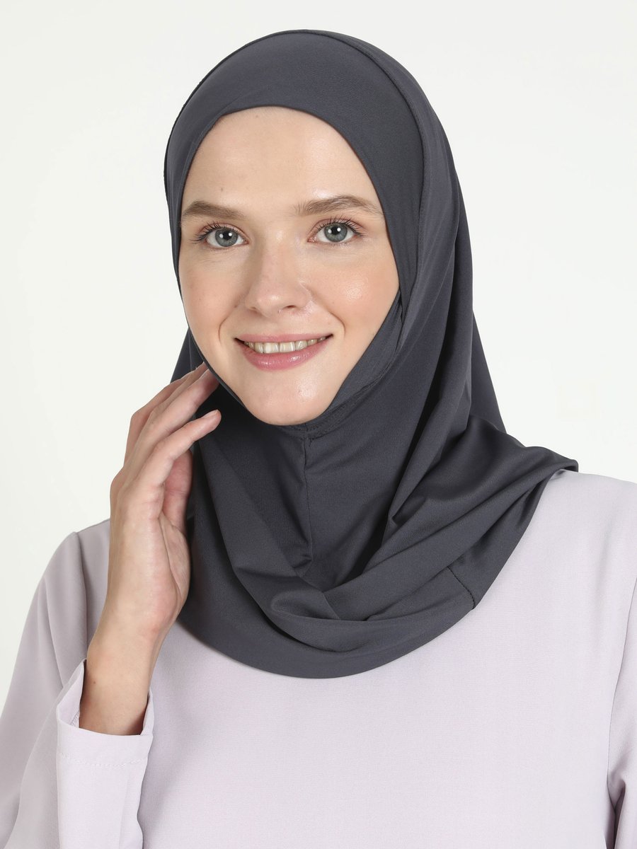 Ecardin Antrasit Hazır Türban