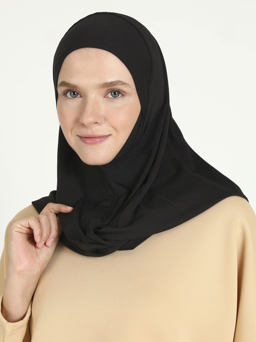 Ecardin Siyah Hazır Türban
