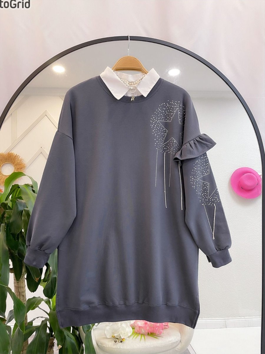 Yedilale Star Taş Detaylı Sweat