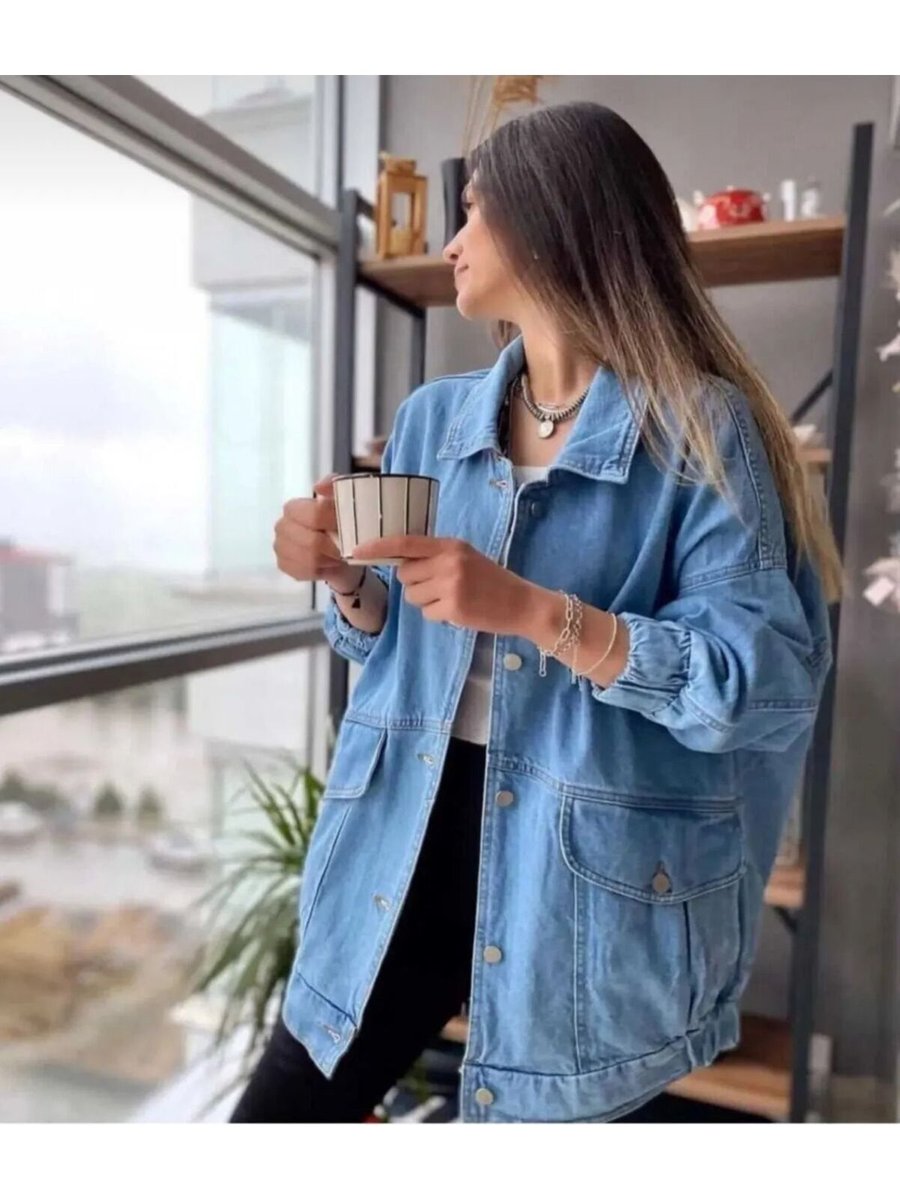 Qeysa Oversize Kot Ceket