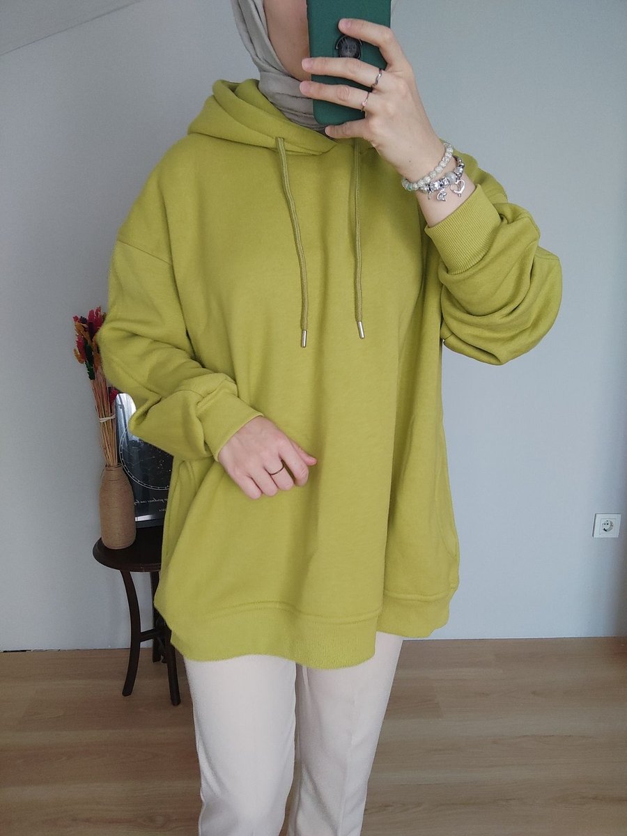 Hena Store Büyükbeden Sweatshirt Pamuklu