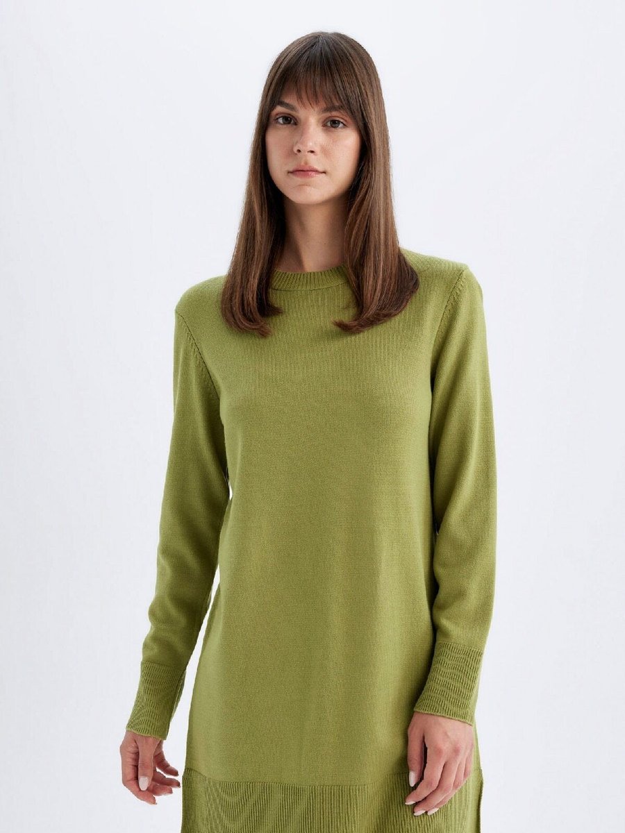 Defacto Regular Fit Bisiklet Yaka Basic Tunik H3431az24au
