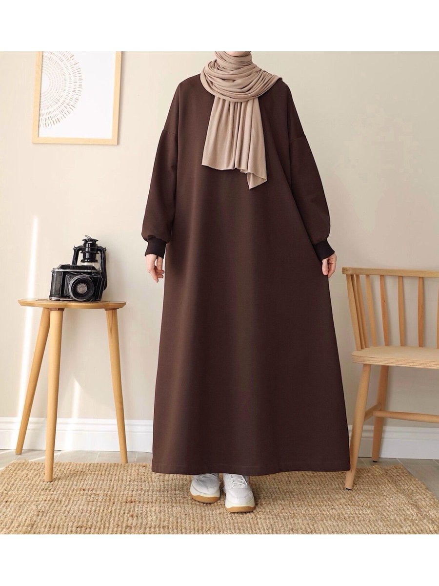Nas Tesettür Sweat Elbise