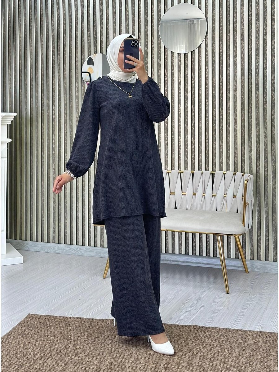 Moda Krash Bürümcük Örme Mevsimlik Alt Üst Takım
