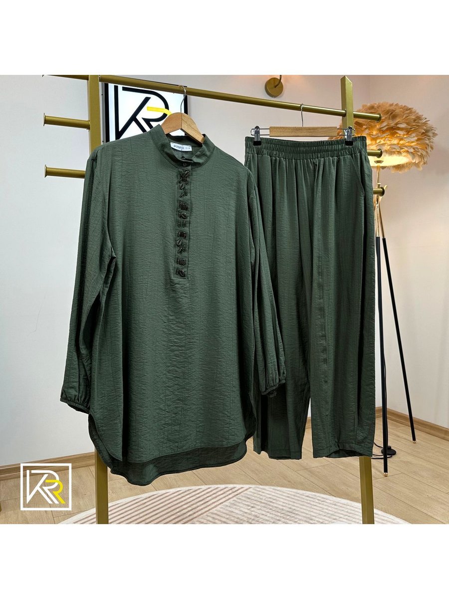 Puane Çilek Aeorobin Şalvar Pantolon Takım