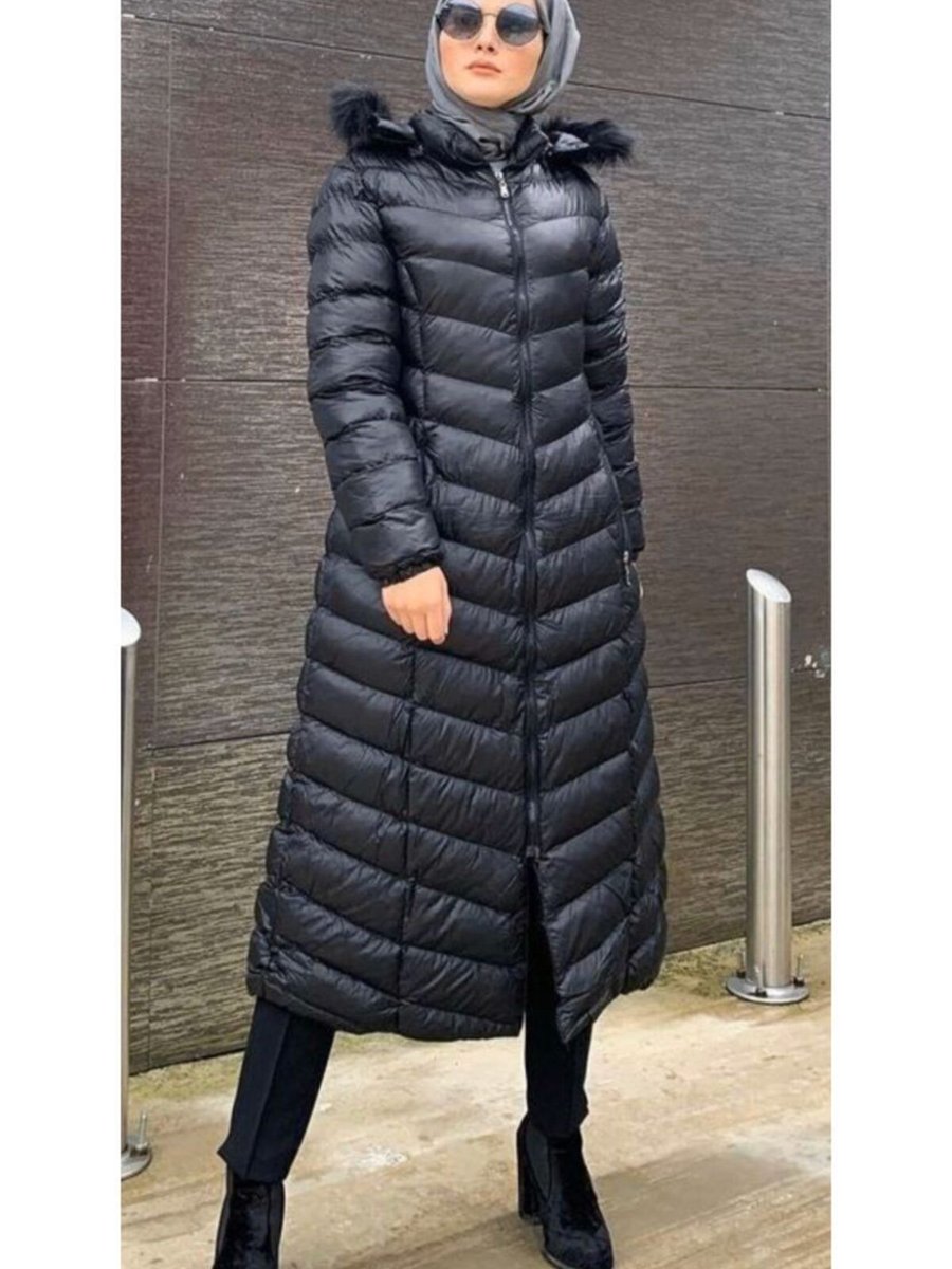 Esmaboutique Şişme Kapüşonlu Mont