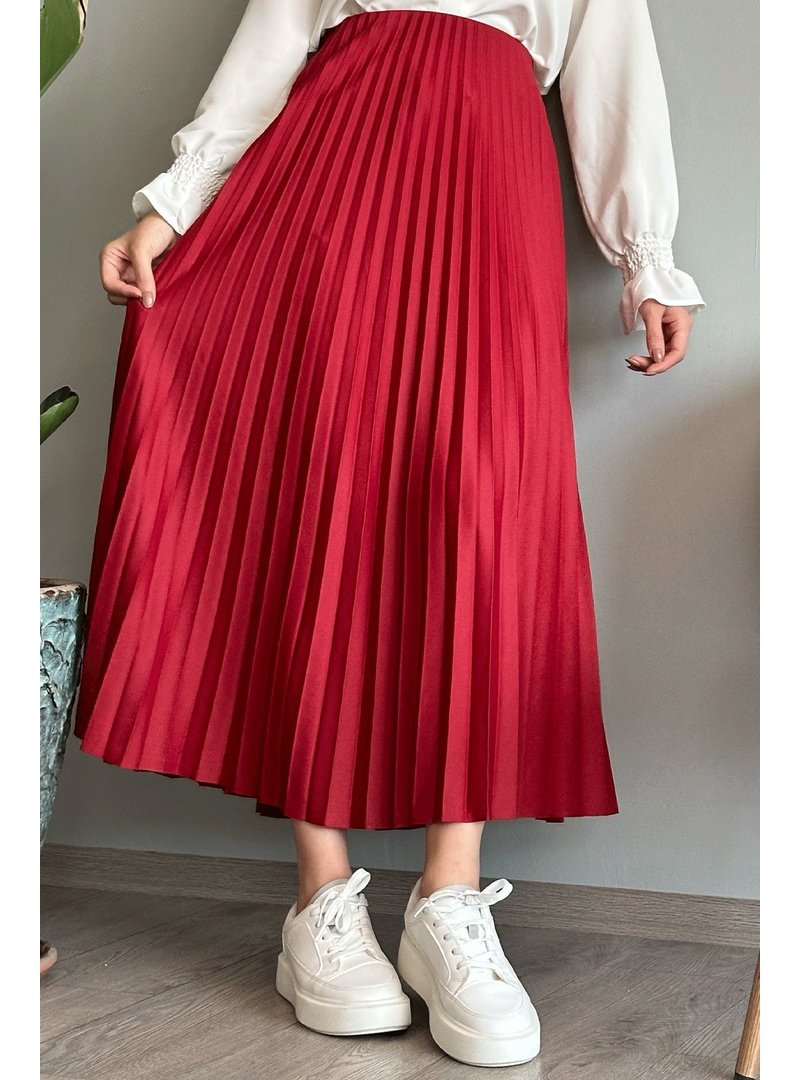 InStyle Piliseli Bordo Etek