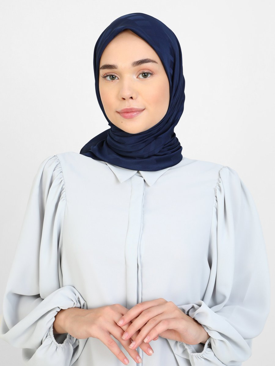 Tuva Füme Diamond Dörtgen Desen Eşarp