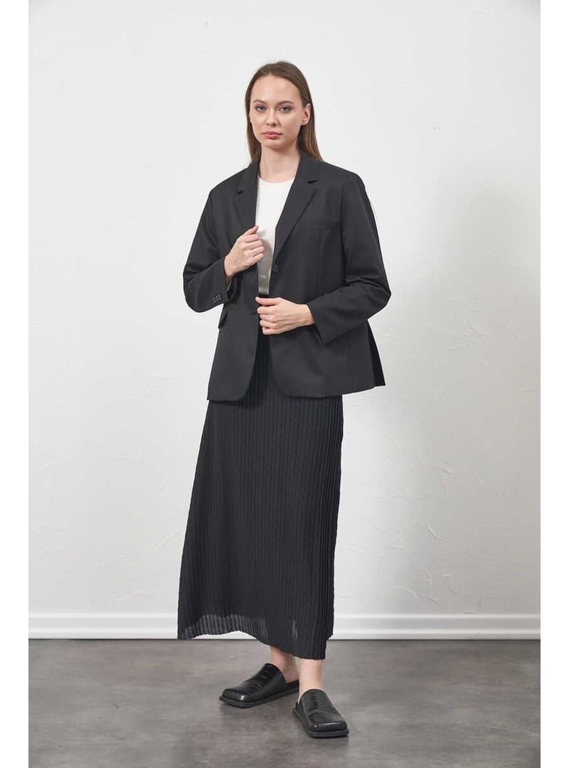 Mevra Blazer Ceket Siyahh