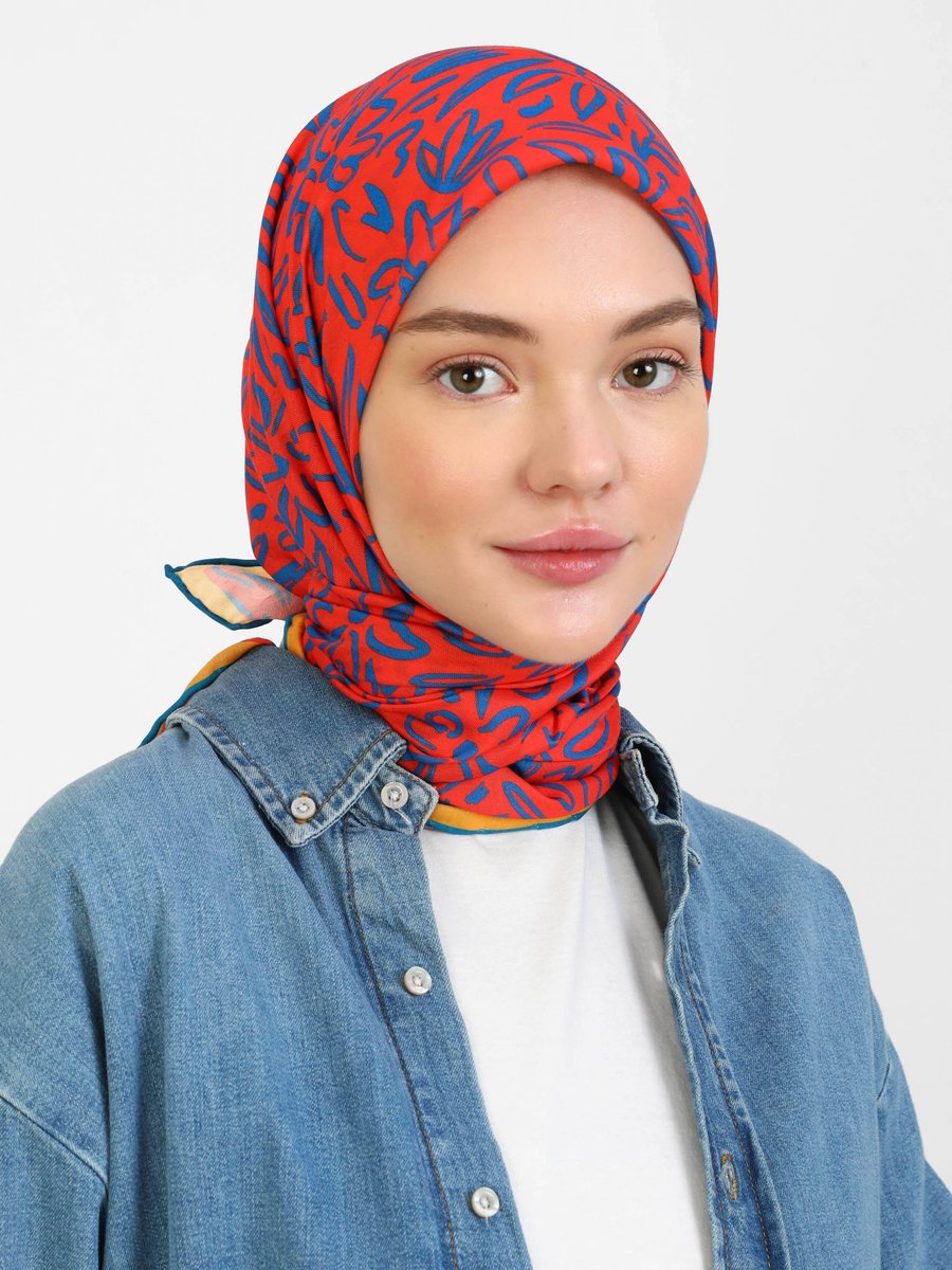 Tuva Çok Renkli Eşarp