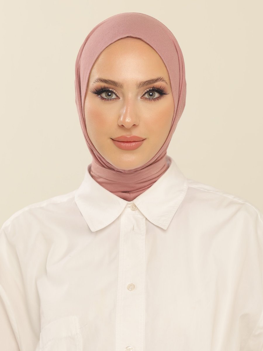 Beyzak Store Soğuk Pembe Pratik Penye Şal