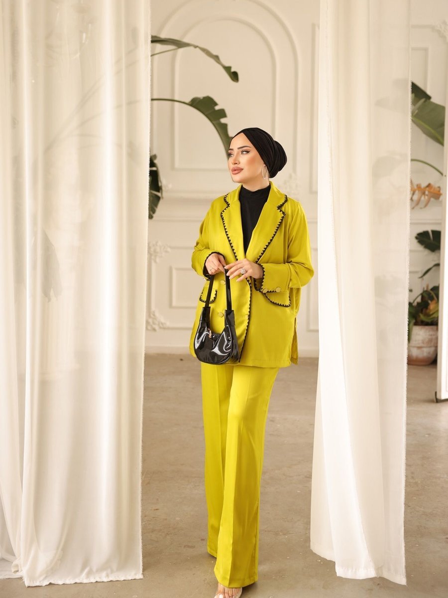 Raphal Moda Kontur Baskı Detaylı Şık Ve Modern Takımı